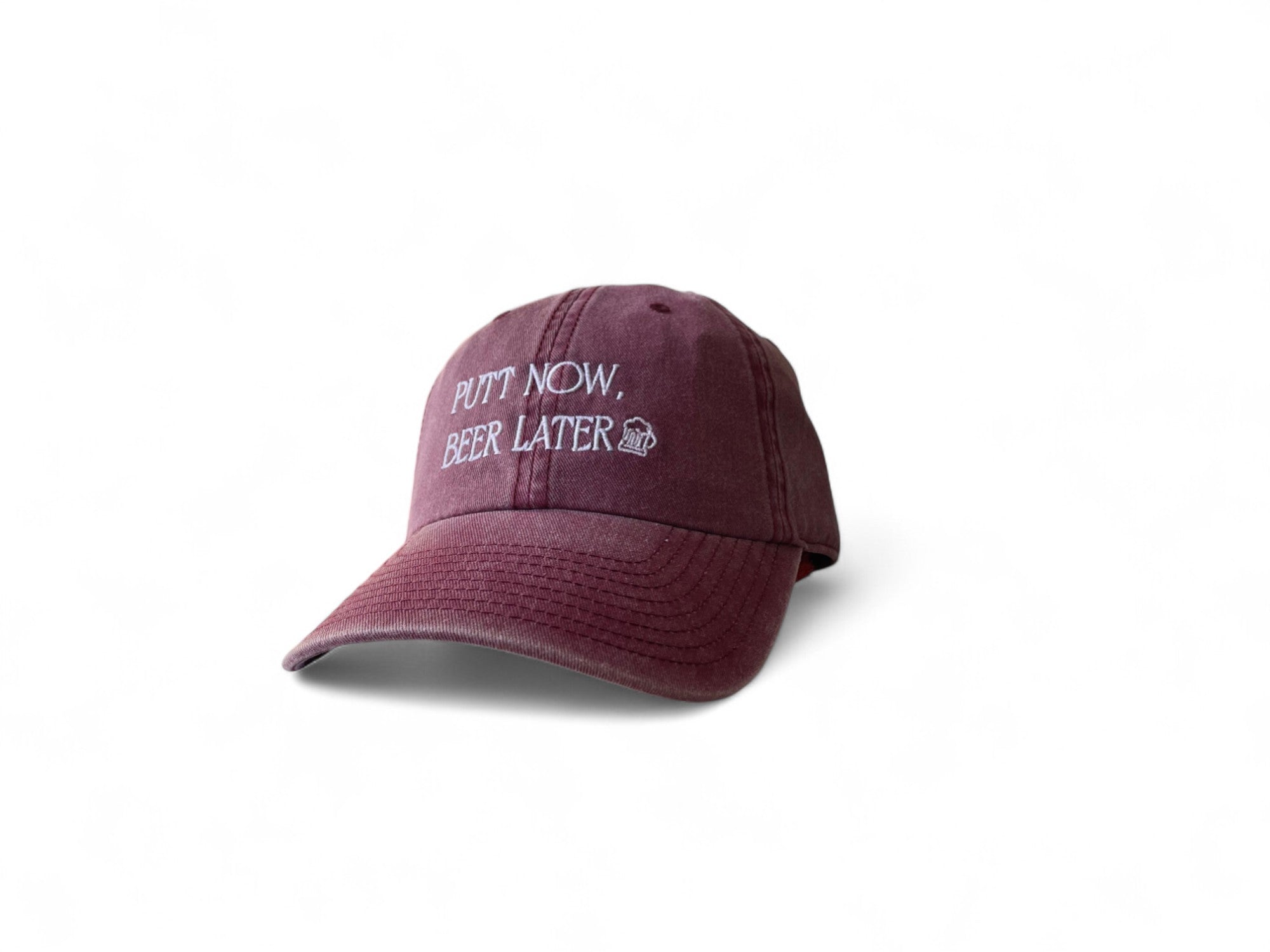 Jetzt putten, später Bier Cap