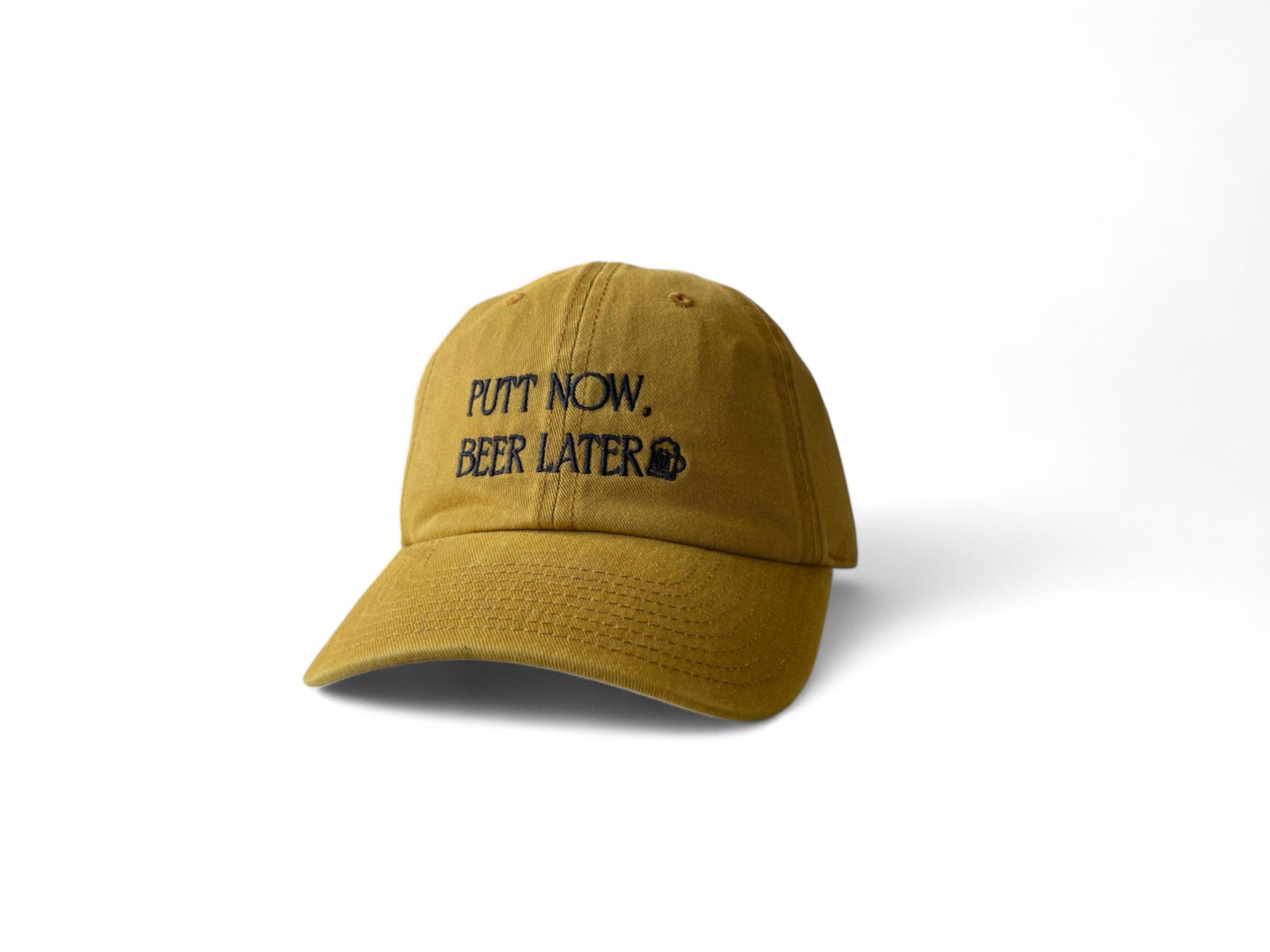 Jetzt putten, später Bier Cap