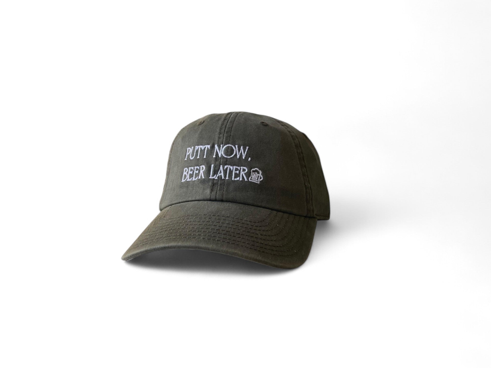 Jetzt putten, später Bier Cap