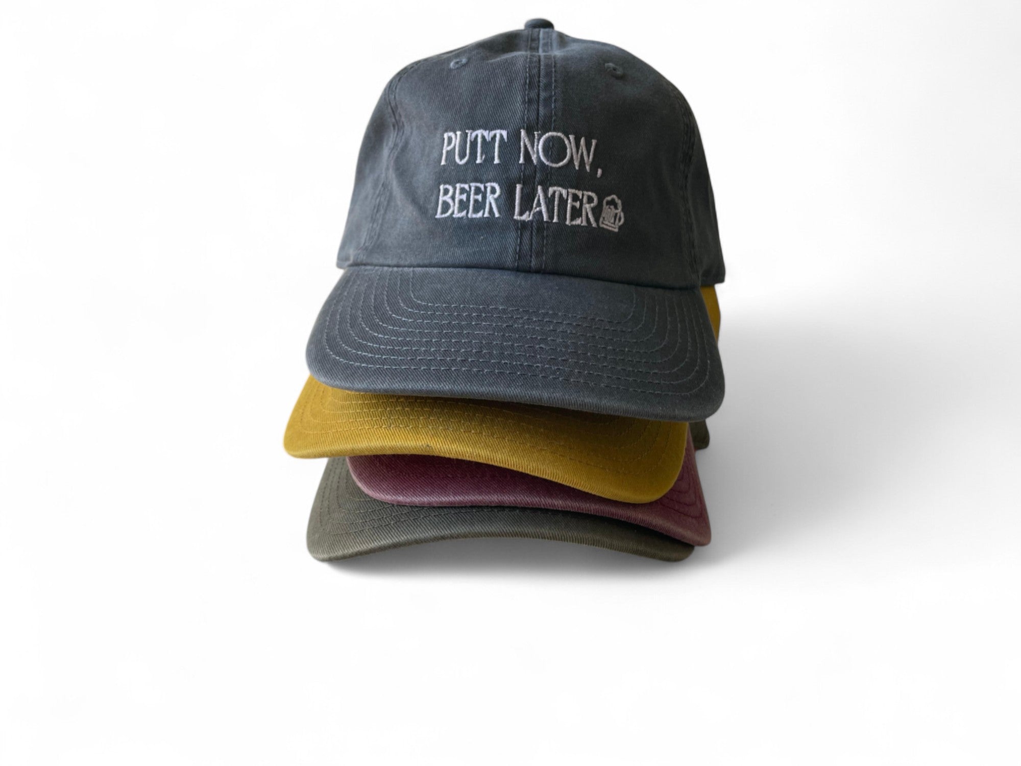 Jetzt putten, später Bier Cap