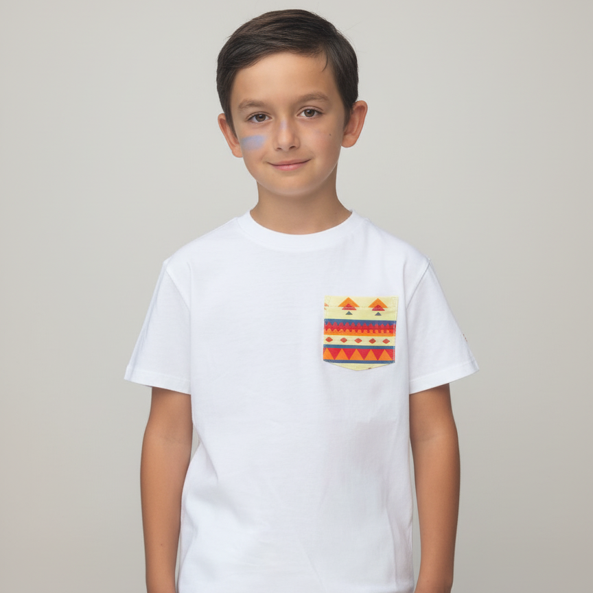 Camiseta Blanca Apache - Kids