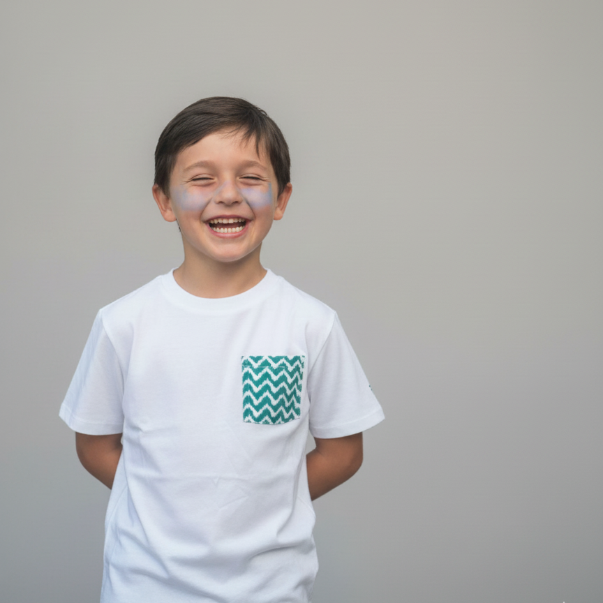 Camiseta Blanca Mediterranean - Kids