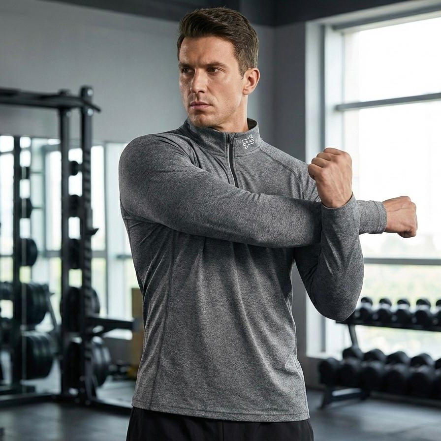 Midlayer NGB Gris Slim fit