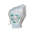 Mediterranean golf glove with patterned design
