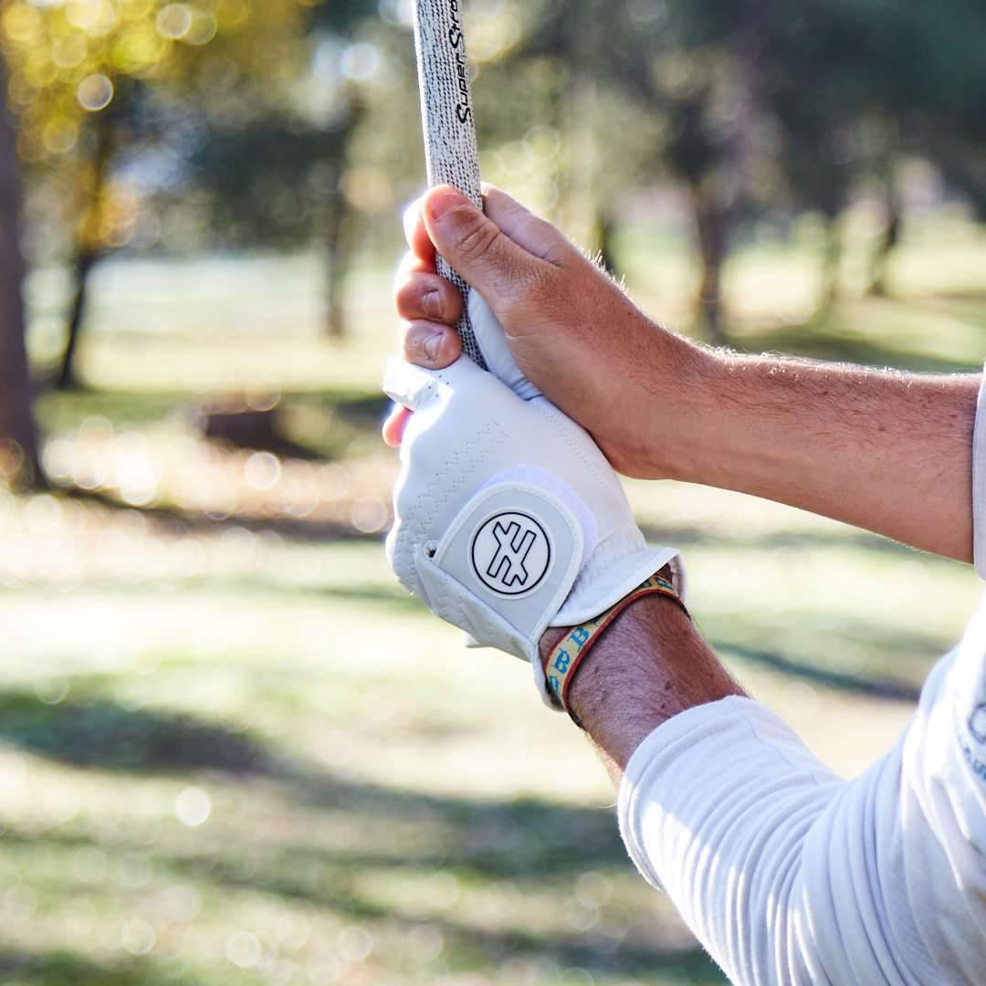 Classic White Golf Glove - Premium Cabretta Leather | NGB Sports